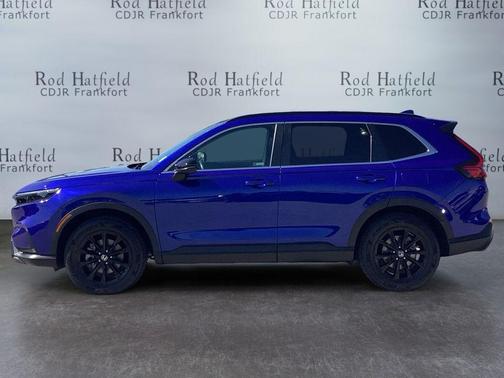 Blue 2025 Honda CR-V Hybrid Sport AWD