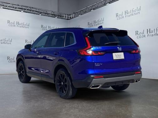 Blue 2025 Honda CR-V Hybrid Sport AWD
