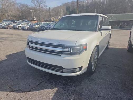Pearl White 2014 Ford Flex Limited w/EcoBoost