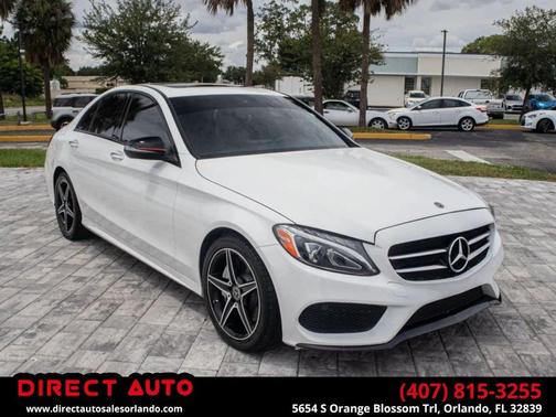 Polar White 2018 Mercedes-Benz C-Class C 300 Sedan 4D