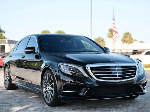 Black 2015 Mercedes-Benz S-Class S 550 Sedan 4D