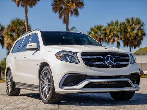 White 2017 Mercedes-Benz AMG GLS 63 4MATIC