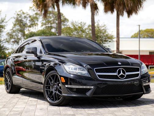 Black 2012 Mercedes-Benz CLS-Class CLS 63 AMG Coupe 4D