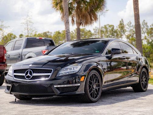 Black 2012 Mercedes-Benz CLS-Class CLS 63 AMG Coupe 4D
