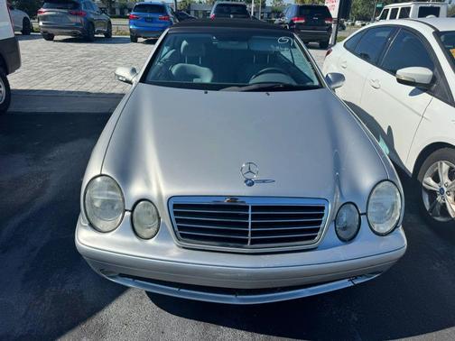 Gray 2001 Mercedes-Benz CLK-Class 430 Cabriolet