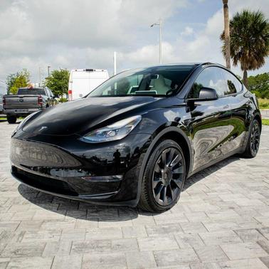 Solid Black 2023 Tesla Model Y Long Range Dual Motor All-Wheel Drive