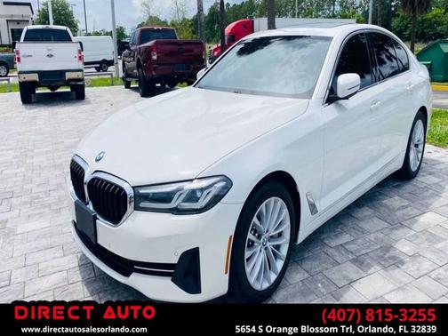 Alpine White 2021 BMW 530 xDrive