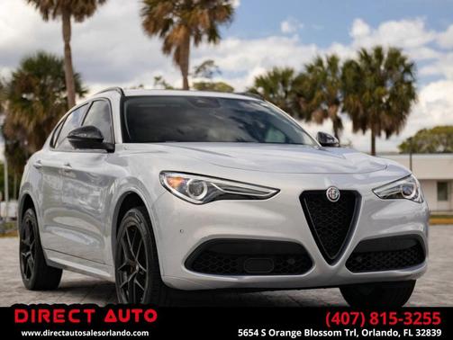 Lunare White Metallic 2020 Alfa Romeo Stelvio Sport