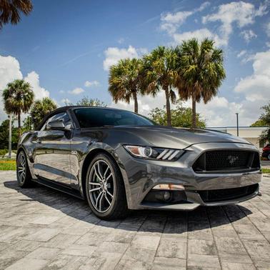 Gray 2016 Ford Mustang GT Premium
