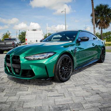 Isle of Man Green Metallic 2024 BMW M4 Competition