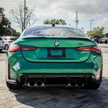 Isle of Man Green Metallic 2024 BMW M4 Competition