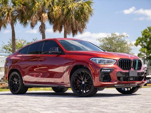 Flamenco Red Metallic 2021 BMW X6 M50i