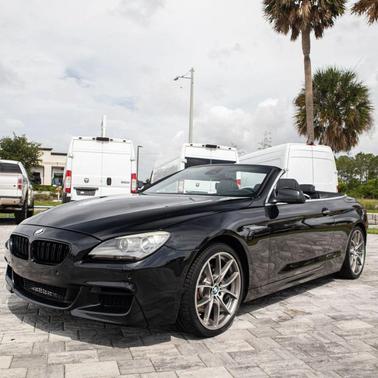 Black 2012 BMW 650 650i Convertible 2D