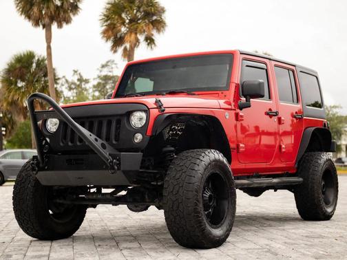Firecracker Red Clearcoat 2018 Jeep Wrangler JK Unlimited Sport