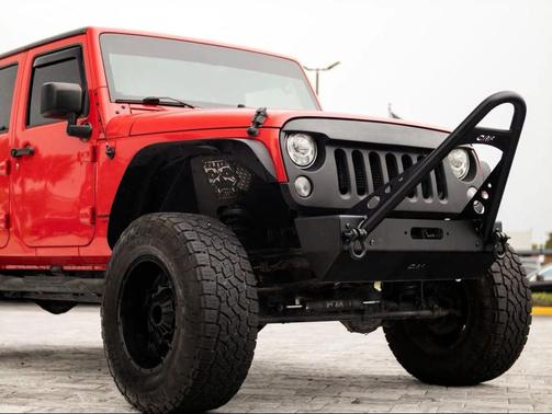 Firecracker Red Clearcoat 2018 Jeep Wrangler JK Unlimited Sahara