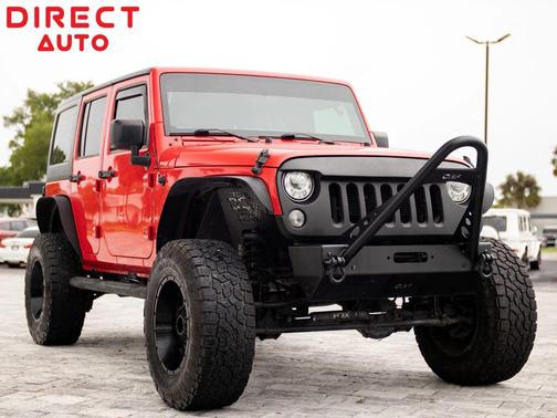 Firecracker Red Clearcoat 2018 Jeep Wrangler JK Unlimited Sport