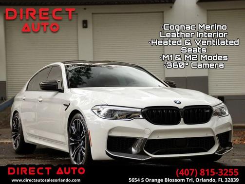 Alpine White 2019 BMW M5 Base
