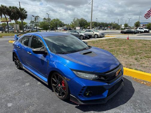 Aegean Blue Metallic 2017 Honda Civic Type R Touring