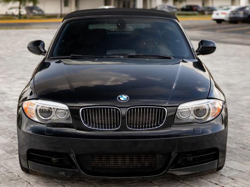 Black 2012 BMW 135 135i Convertible 2D