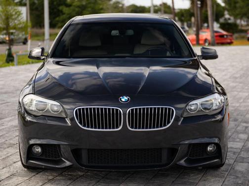 Gray 2013 BMW 535 535i Sedan 4D