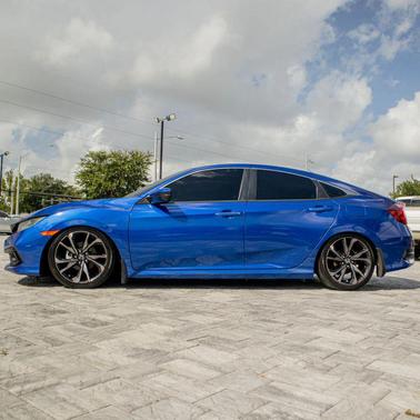 Aegean Blue Metallic 2020 Honda Civic Sport