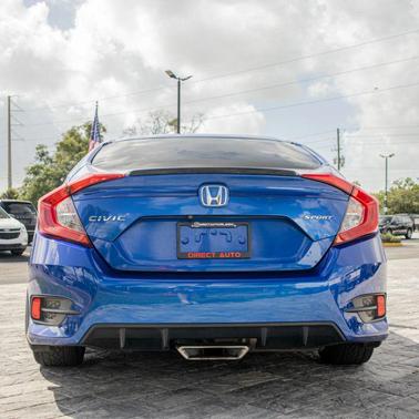 Aegean Blue Metallic 2020 Honda Civic Sport