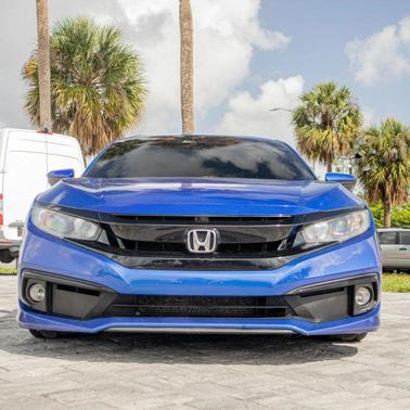 Aegean Blue Metallic 2020 Honda Civic Sport