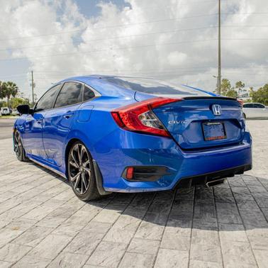 Aegean Blue Metallic 2020 Honda Civic Sport