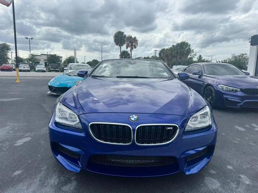 Blue 2013 BMW M6 Base