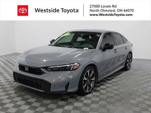 Gray 2025 Honda Civic Hybrid Sport