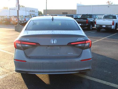 Gray 2025 Honda Civic Hybrid Sport