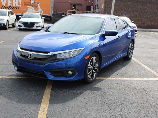 Aegean Blue Metallic 2018 Honda Civic EX-T