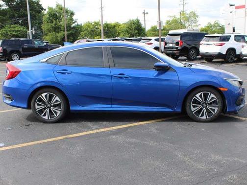 Aegean Blue Metallic 2018 Honda Civic EX-T