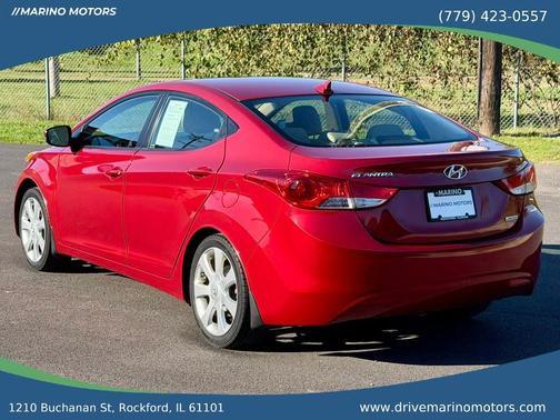 Geranium Red 2013 Hyundai ELANTRA 4dr Sdn Auto Limited PZEV (Ulsan Plant)