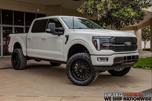 Star White Metallic Tri-Coat 2024 Ford F-150 Platinum