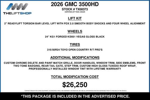 Sterling Metallic 2026 GMC Sierra 3500 Denali