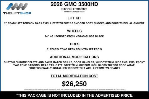 2026 GMC Sierra 3500 Denali