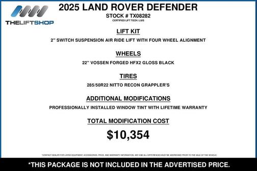 2025 Land Rover Defender 130 P400 X