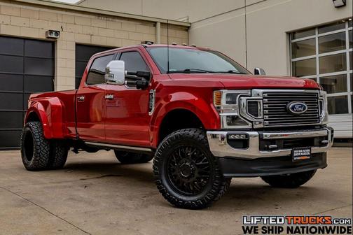 Rapid Red Metallic Tinted Clearcoat 2022 Ford F-350 King Ranch