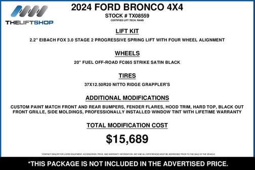 Shelter Green Metallic 2024 Ford Bronco Raptor