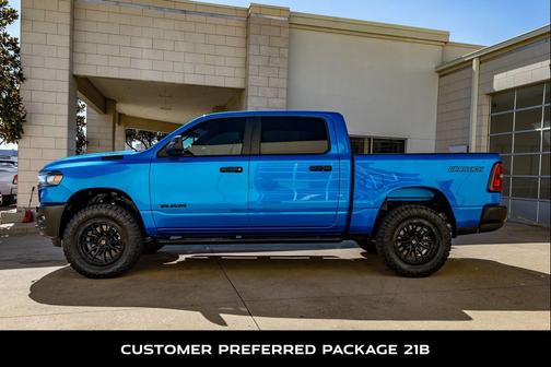 Hydro Blue Pearlcoat 2025 RAM 1500 Warlock Crew Cab 4x4 5'7' Box