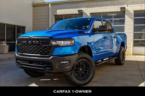 Hydro Blue Pearlcoat 2025 RAM 1500 Warlock Crew Cab 4x4 5'7' Box