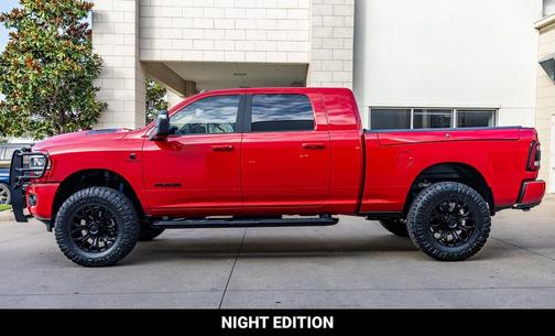 Flame Red Clearcoat 2023 RAM 2500 Laramie Mega Cab 4x4 6'4' Box