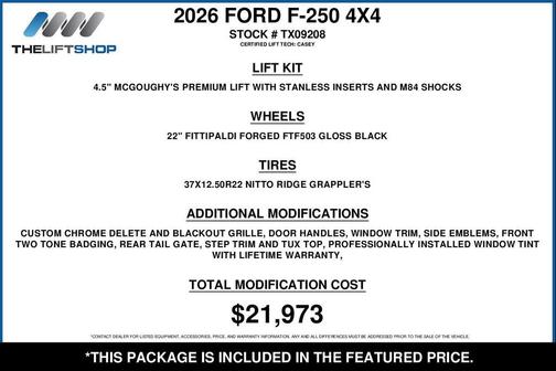 Glacier Gray Metallic Tri-Coat 2026 Ford F-250 Platinum