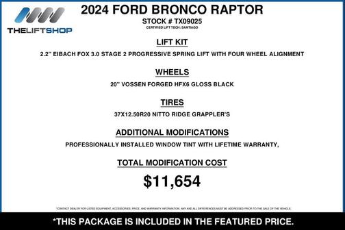 Cactus Gray 2024 Ford Bronco Raptor