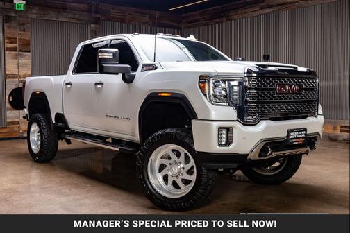 White Frost Tricoat 2021 GMC Sierra 2500 Denali
