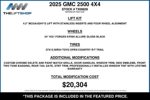 Onyx Black 2025 GMC Sierra 2500 Denali Ultimate