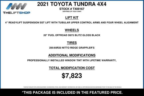 Super White 2021 Toyota Tundra SR5