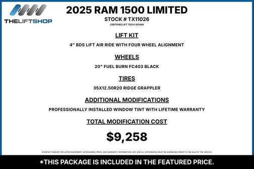 Ivory White Tri-Coat Pearlcoat 2025 RAM 1500 Limited