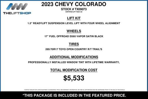Sand Dune Metallic 2023 Chevrolet Colorado Trail Boss